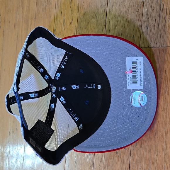 New Era Tecas Rangers Squared Patch Low Profile 9FIFTY Snapback Hat Blue - Picture 7 of 12